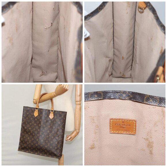 LOUIS VUITTON Monogram Sac Plat Hand Bag - Picture 14 of 14